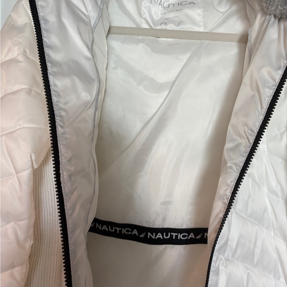 Nautica Women's White Quilted Winter Jacket. NWOT - Picture 4 of 12